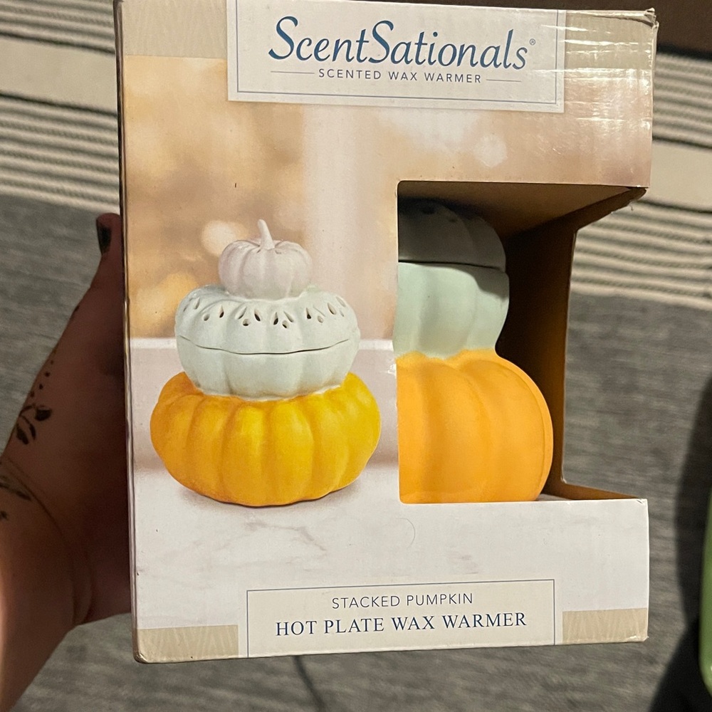 Stacked Pumpkin Wax Warmer -